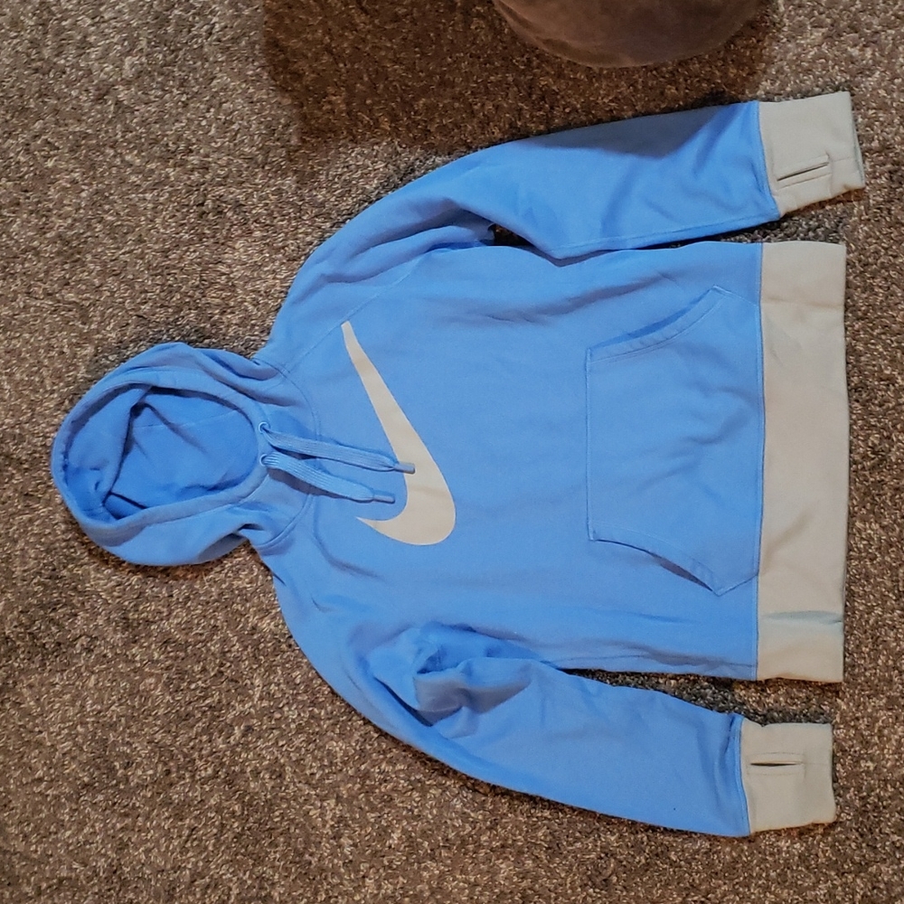 Nike blue & gray hoodie